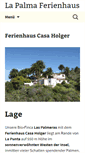Mobile Screenshot of lapalmaferienhaus.de
