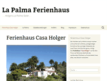 Tablet Screenshot of lapalmaferienhaus.de